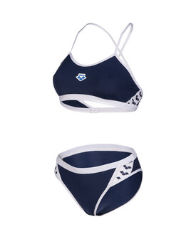 Arena W Icons Bikini Cross Back Solid navy-white 32