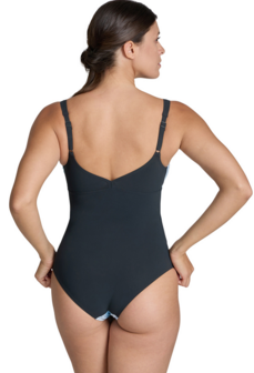 Arena W Bodylift Simona Wing Back C nightgrey-white 44