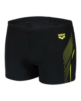 Arena M Swim Short Graphic black-softgreen 95