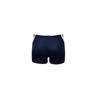 Arena B Swim Short Panel navy-deep-teal-white 8-9