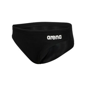 Arena B Team Swim Briefs Solid black-white 12-13