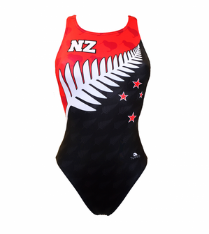 opruiming showmodel Turbo (SIZE L) Sportbadpak NZ Flag FR40/D38/L 