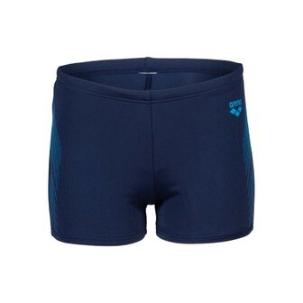 Arena B Swim Short Graphic navy-turquoise 6-7