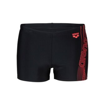 Arena M Dreamy Swim Short black-fluo-red 85