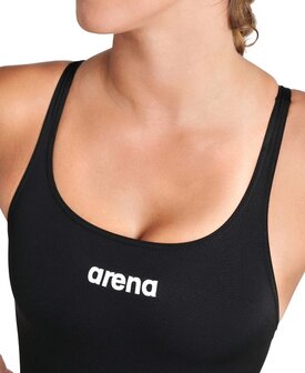 Arena W Team Swimsuit Swim Pro Solid black-white 42