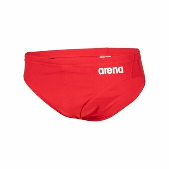 Arena B Team Swim Briefs Solid red-white 6-7