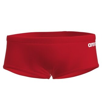 Arena M Team Swim Low Waist Short Solid red-white 80