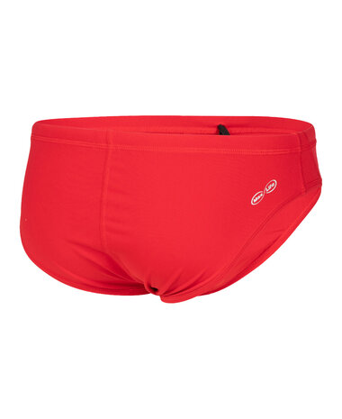 Arena B Team Swim Briefs Solid red-white 6-7