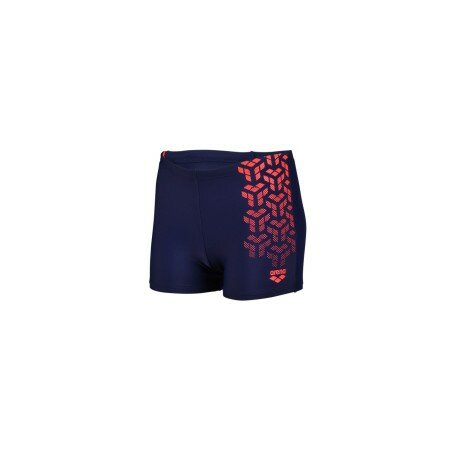 Arena B Kikko V Swim Short Graphic navy-fluo-red 12-13