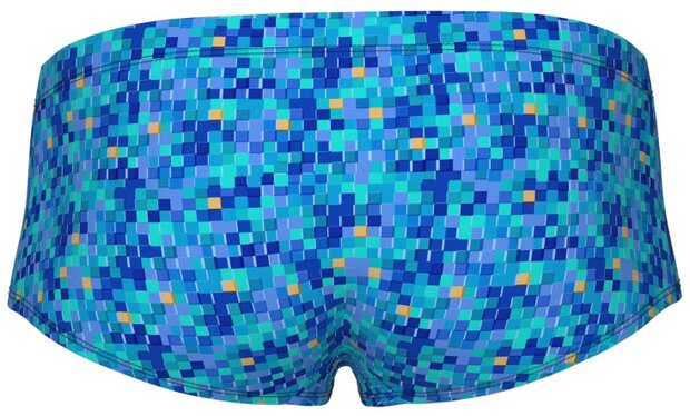 Arena M Pooltiles Swim Low Waist Short blue multi 75 afb2