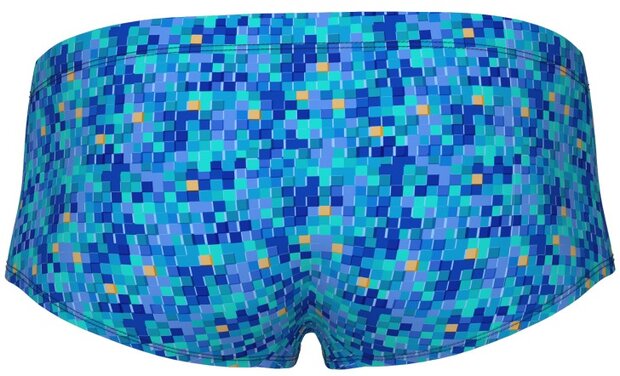 Arena M Pooltiles Swim Low Waist Short blue multi 80